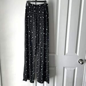 Nasty Gal Elastic/ Polyester Straight/ Flare pant
